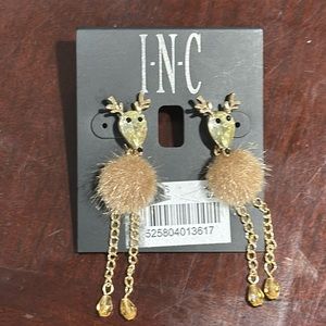 NWT international concepts Reindeer Earrings Style